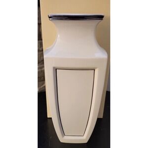 LENOX DIMENSION COLLECTION Large SOLITAIRE WHITE VASE New W/ Box